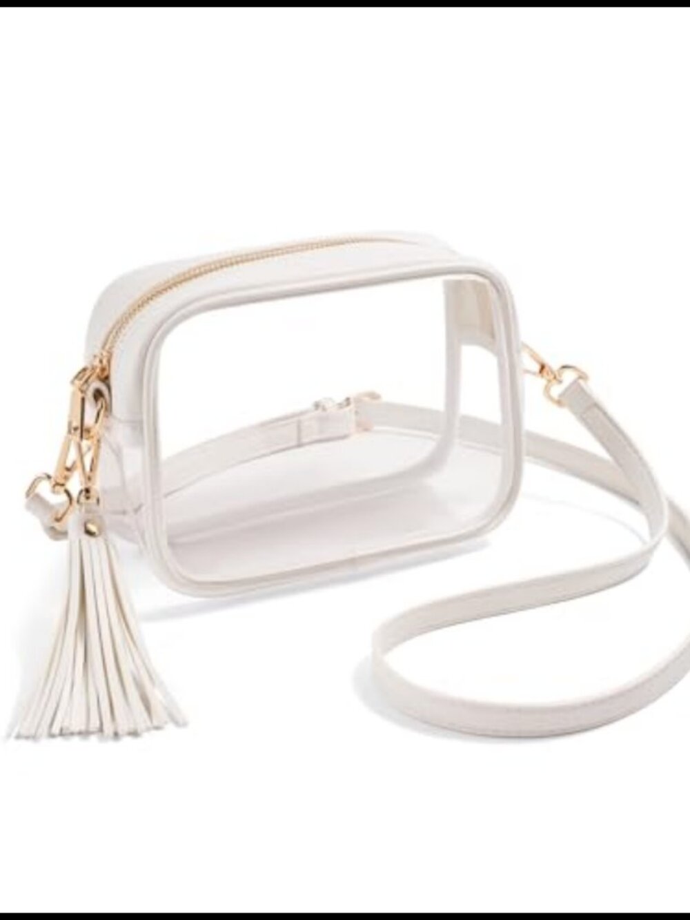 Clear Stadium Approved Crossbody Bag PVC Transparent Purse